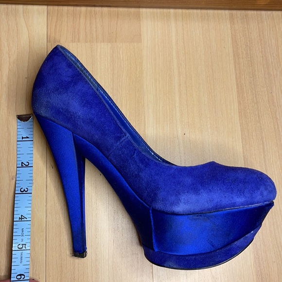 Bebe - Suede Platform Pumps - Picture 14 of 15